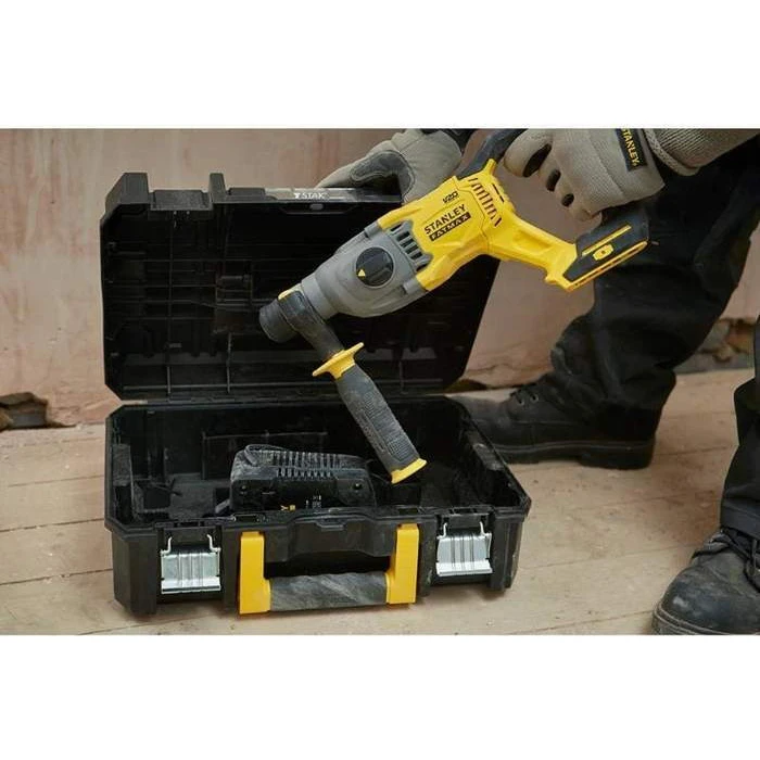 Stanley Κρουστικό Σκαπτικό Πιστολέτο Μπαταρίας Brushless 18V 2x4Ah με Υποδοχή SDS Plus SFMCH900M22