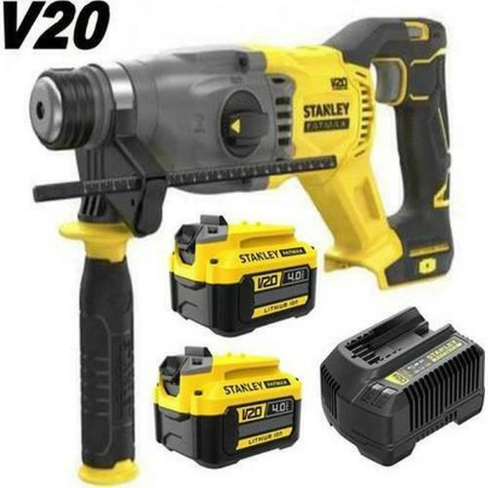 Stanley Κρουστικό Σκαπτικό Πιστολέτο Μπαταρίας Brushless 18V 2x4Ah με Υποδοχή SDS Plus SFMCH900M22