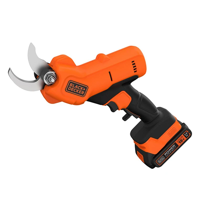 Black & Decker Ψαλίδι Κλαδέματος Μπαταρίας 18V 1x2Ah με Μέγιστη Διάμετρο Κοπής 25mm (BCPP18D1-QW)