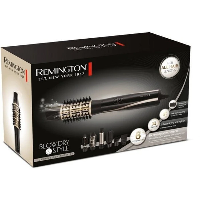 Remington Κεραμική Ηλεκτρική Βούρτσα με Αέρα για Ίσιωμα και Μπούκλες 1200W AS7700
