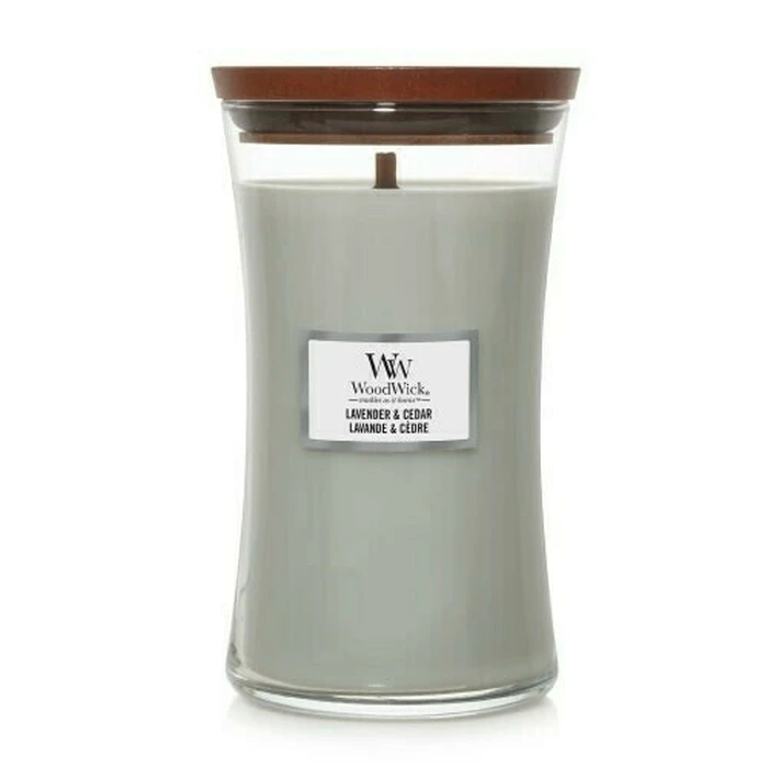 Woodwick Αρωματικό Κερί Core Large Lavender & Cedar 609 g