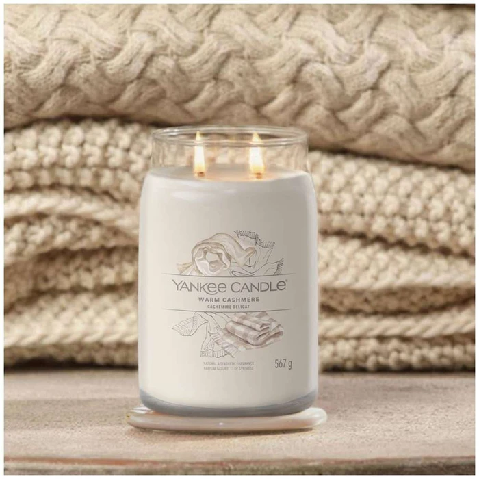 Yankee Candle Signature Warm Cashmere - Large Jar Candle 567 g