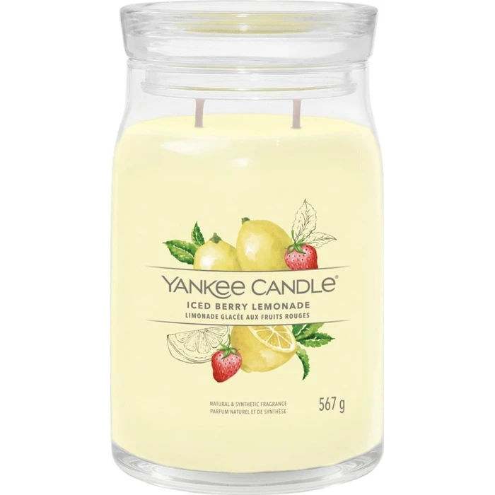 Yankee Candle Signature Iced Berry Lemonade - Μεγάλο Κερί 567g
