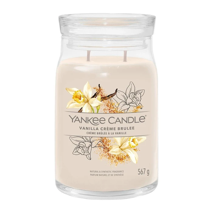 Yankee Candle Signature Vanilla Creme Brulee - Large Candle 567g