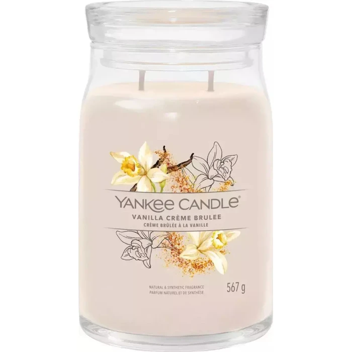 Yankee Candle Signature Vanilla Creme Brulee - Large Candle 567g