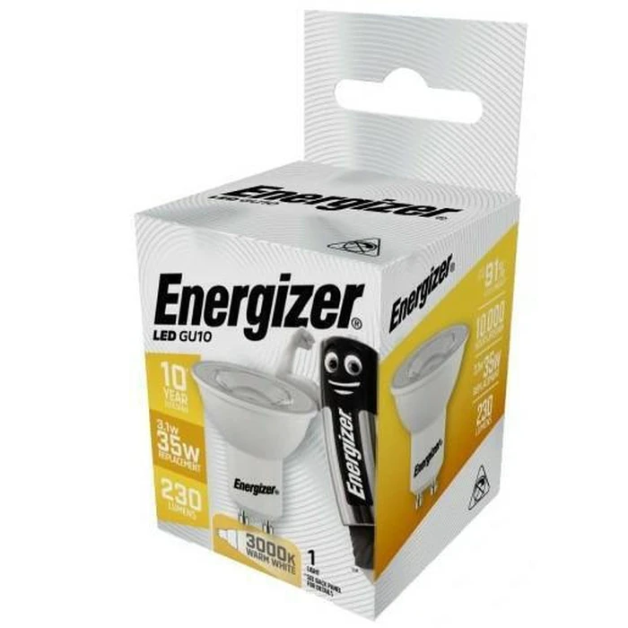 Energizer LED Bulb GU10 3.1W (35W eq.) Natural White 230 lm S17516