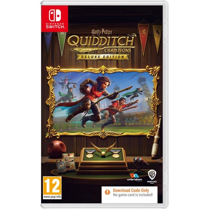 Harry Potter: Quidditch Champions Deluxe Edition (Code In A Box) - Nintendo Switch