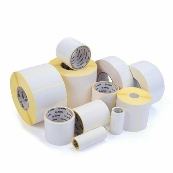Zebra Labels 102 x 38 mm Z-Perform / Z-Select Thermal Transfer Paper, 4 Rolls (3634 labels/roll)