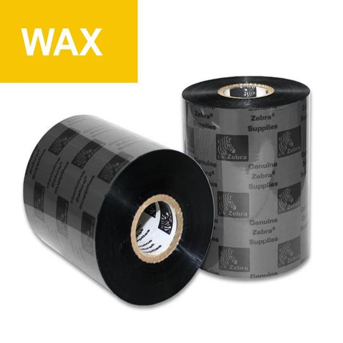 Zebra 2300 Wax Θερμομεταφερόμενη Μελανοταινία 170 mm x 450 m - Μαύρο