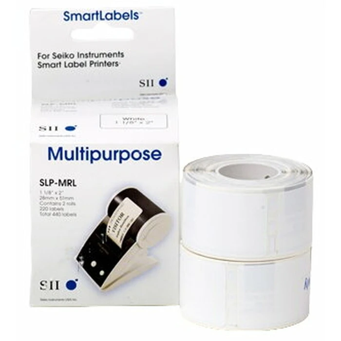 Seiko SLP-MRL 42100617 Adhesive Label Rolls 28 x 51 mm, 2 pcs