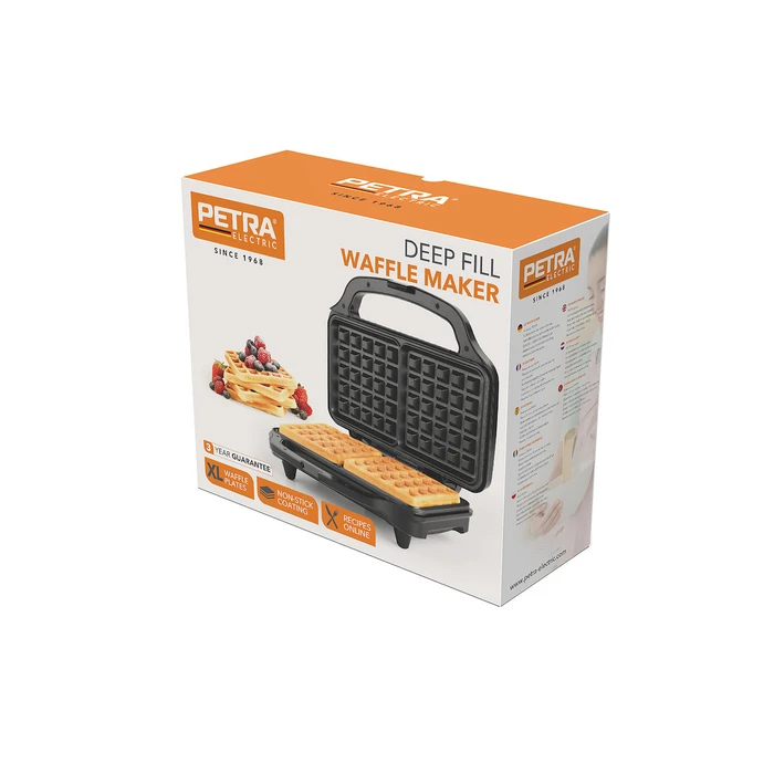 Petra Electric Waffle Maker for 2 XL Waffles PT-2249