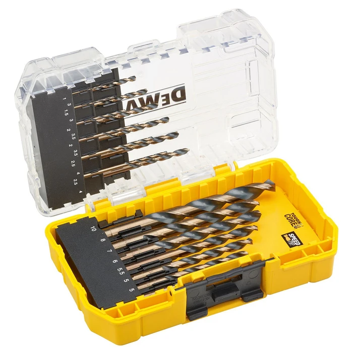 Dewalt Σετ 19 τρυπανιών HSS με κυλινδρικό στέλεχος για μέταλλο DT70728