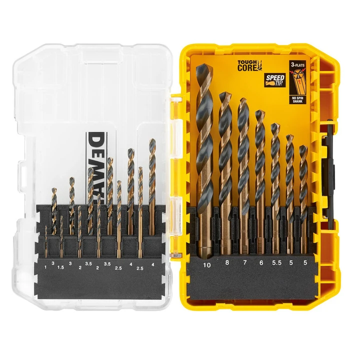 Dewalt Σετ 19 τρυπανιών HSS με κυλινδρικό στέλεχος για μέταλλο DT70728