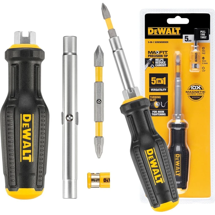 Dewalt Κατσαβίδι με Μαγνητικές Εναλλασσόμενες Μύτες DWHT66569-0