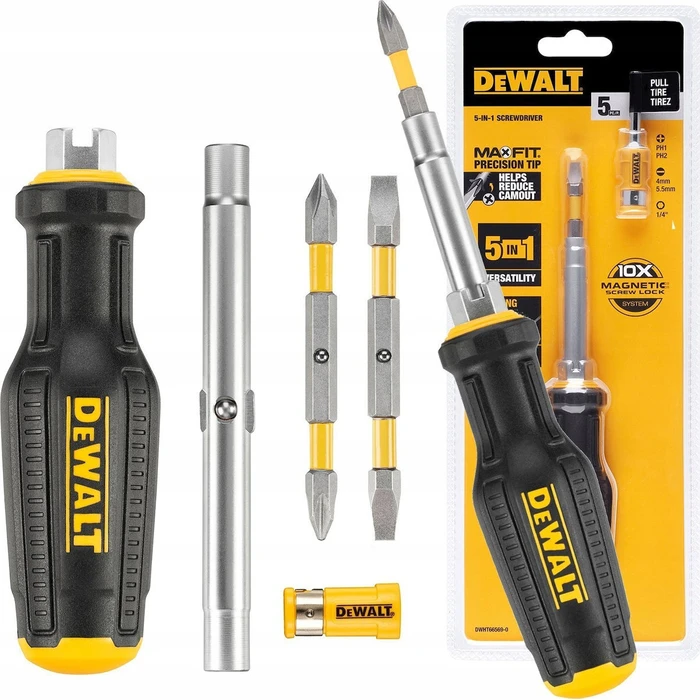 Dewalt Κατσαβίδι με Μαγνητικές Εναλλασσόμενες Μύτες DWHT66569-0