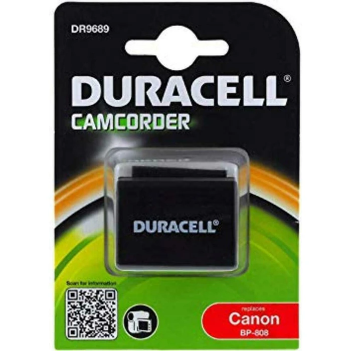 Μπαταρία Επαναφορτιζόμενη Duracell Li-Ion για Canon BP-808 890 mAh