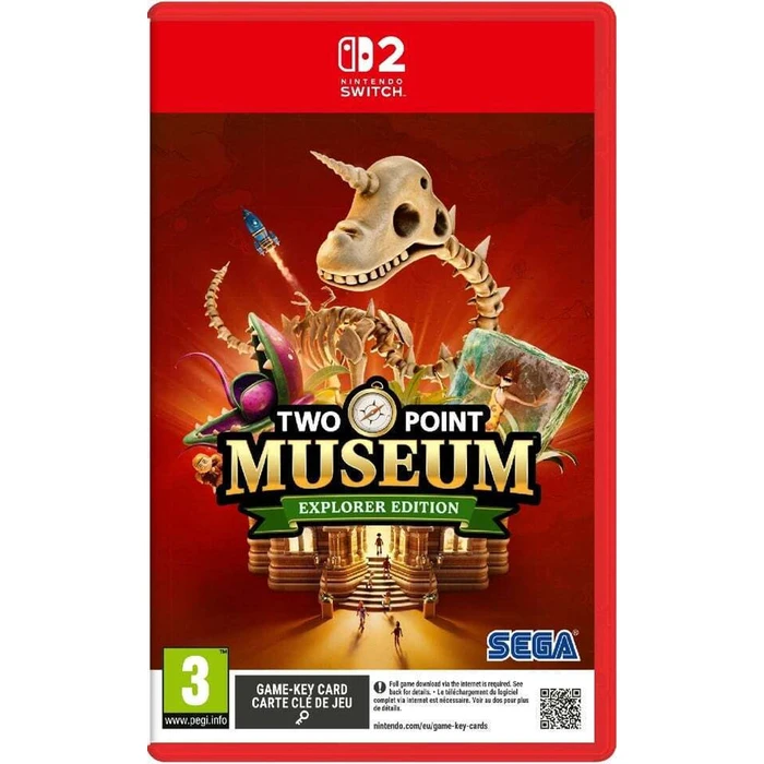 SEGA NSW2 Two Point Museum Explorer Edition Game Key Card