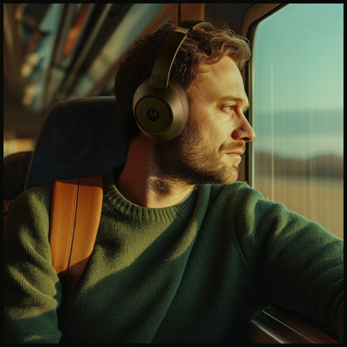 Motorola 253XT800ANCBLACK Ασύρματα / Ενσύρματα On Ear Ακουστικά Μαύρα
