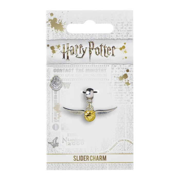The Carat Shop Ltd Χαρακτήρας Golden Snitch Slider Charm Silver HP0004