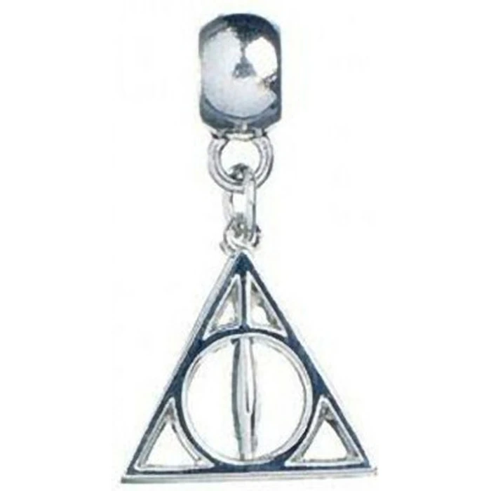 The Carat Shop Ltd Harry Potter Κολιέ Charm Deathly Hallows Slider Charm Silver HP0054