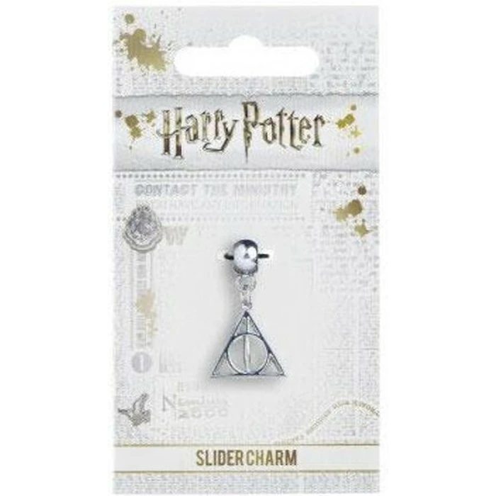 The Carat Shop Ltd Harry Potter Κολιέ Charm Deathly Hallows Slider Charm Silver HP0054