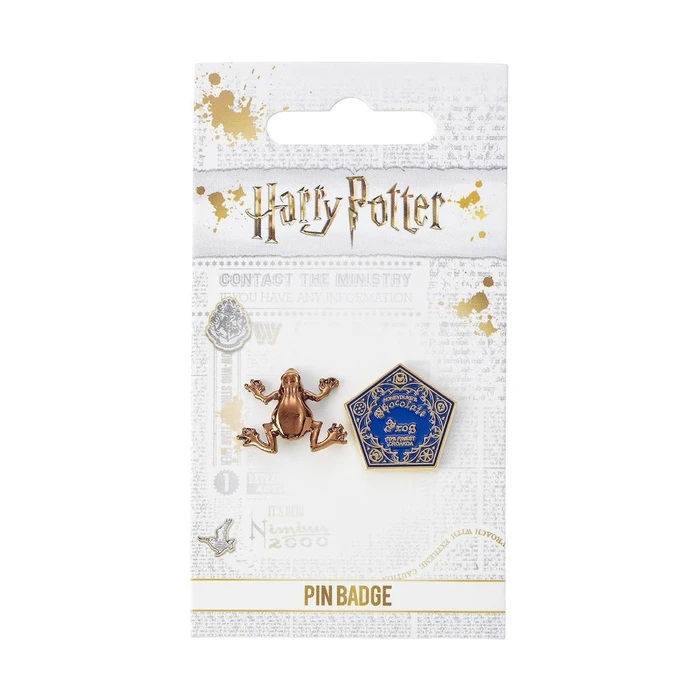 Harry Potter Chocolate Frog Pin Badge The Carat Shop Ltd