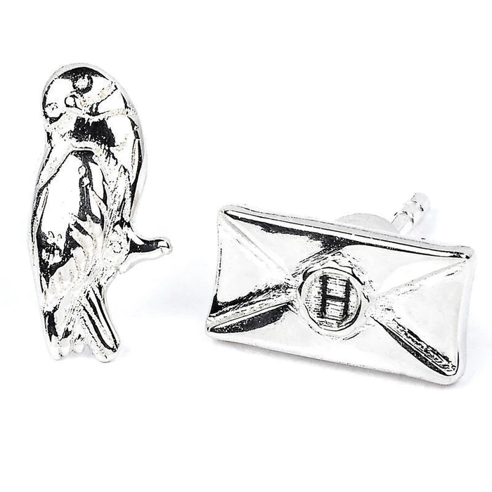Harry Potter The Carat Shop Ltd Hedwig and Letter Stud Earrings