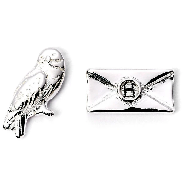 Harry Potter The Carat Shop Ltd Hedwig and Letter Stud Earrings