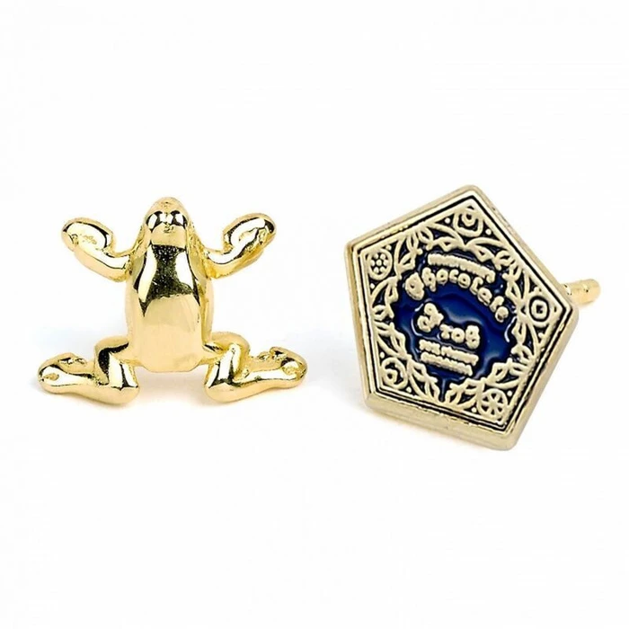 Harry Potter Stud Earrings The Carat Shop Ltd Chocolate Frog and Box