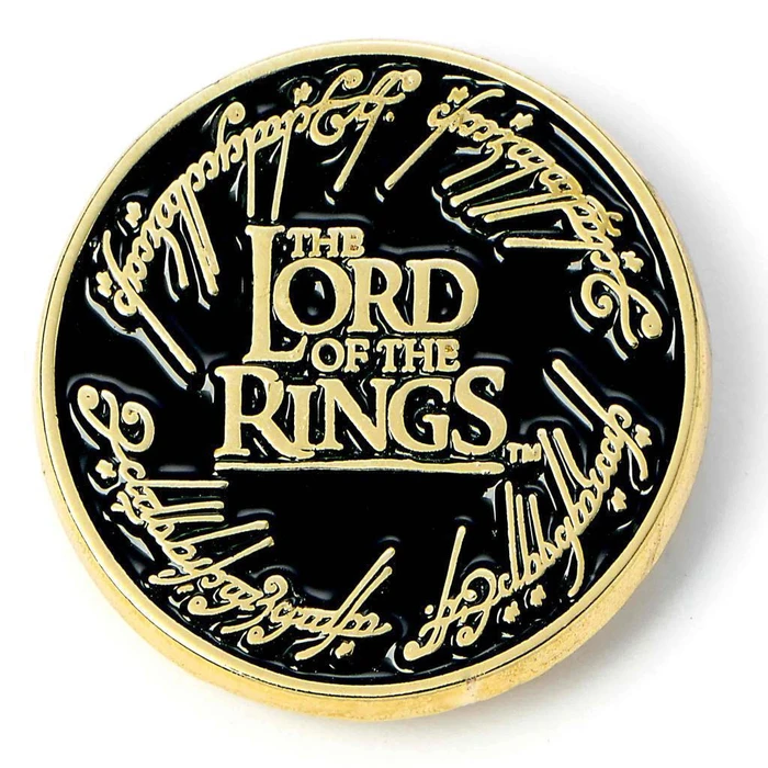 Pin Badge The Carat Shop The Lord of the Rings Logo Pinbadge