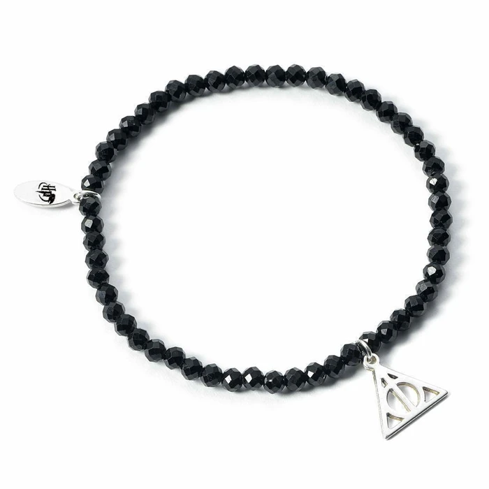 The Carat Shop Ltd Βραχιόλι Semi Precious Stone Harry Potter Deathly Hallows Charm