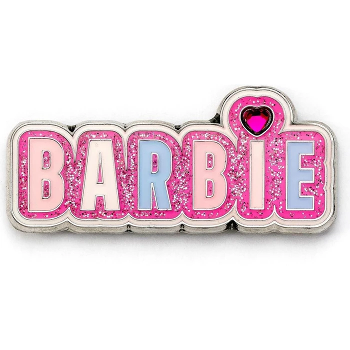 The Carat Shop Ltd Barbie Σήμα Καρφίτσα Sparkly Logo Pin Badge