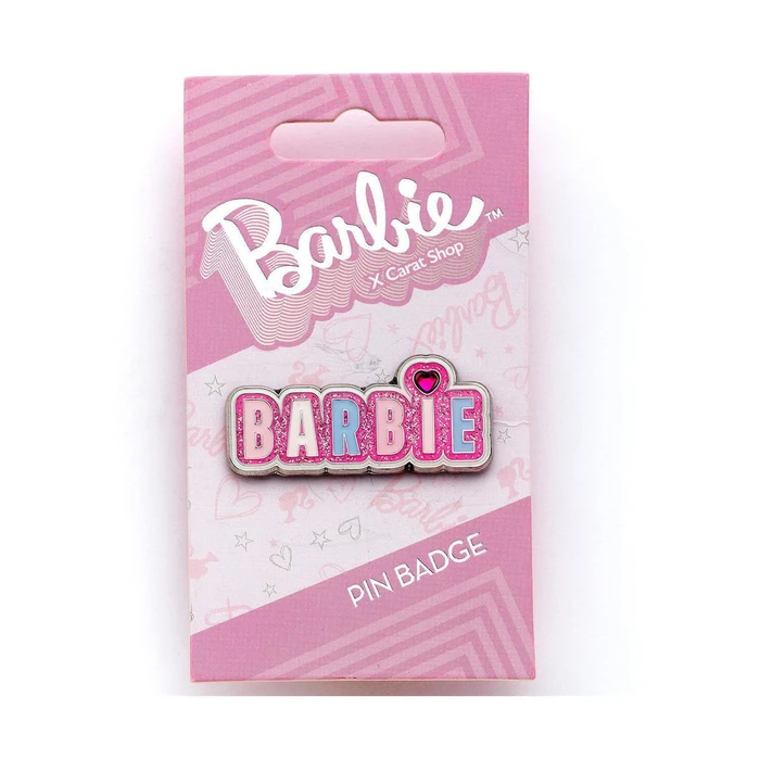 The Carat Shop Ltd Barbie Σήμα Καρφίτσα Sparkly Logo Pin Badge