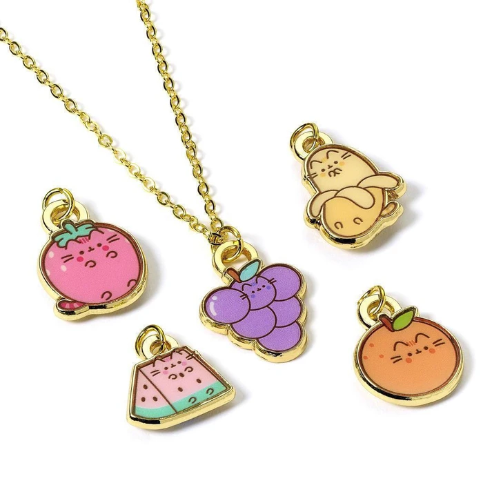 Carat Shop: Pusheen - Σετ Κολιέ με Πολλαπλά Charms