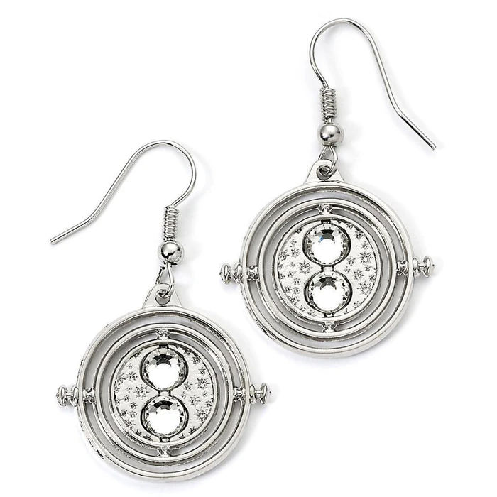 Harry Potter The Carat Shop Ltd Silver Tone Time Turner Drop Earrings
