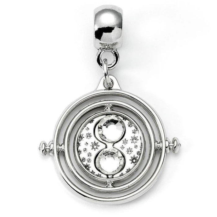 The Carat Shop Ltd Χάρτιν Πότερ Κρεμαστό Ασημί Slider Charm Time Turner