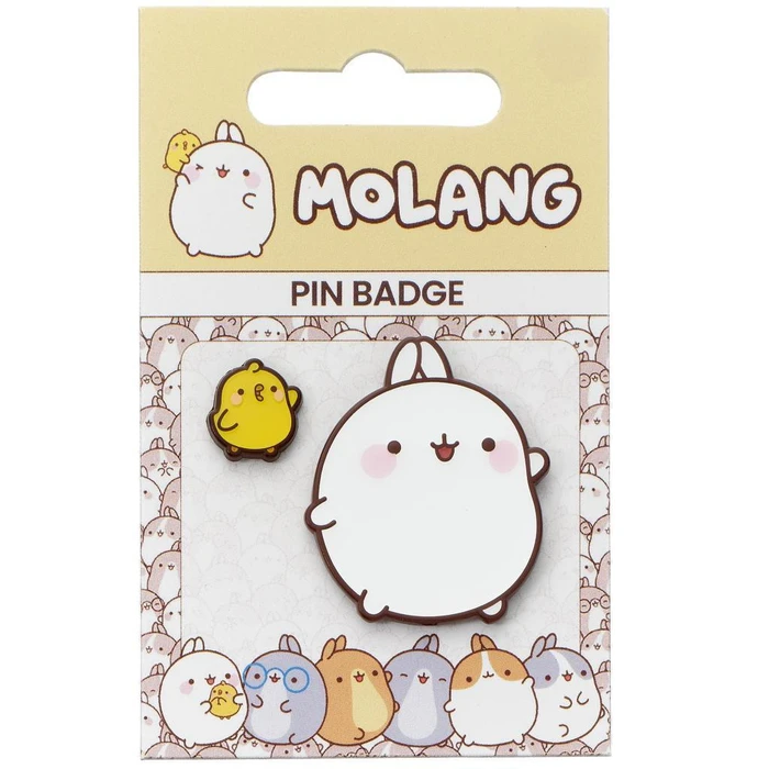Carat Shop: Molang - Molang and Piu Piu Pin Badge (MLPB0128)
