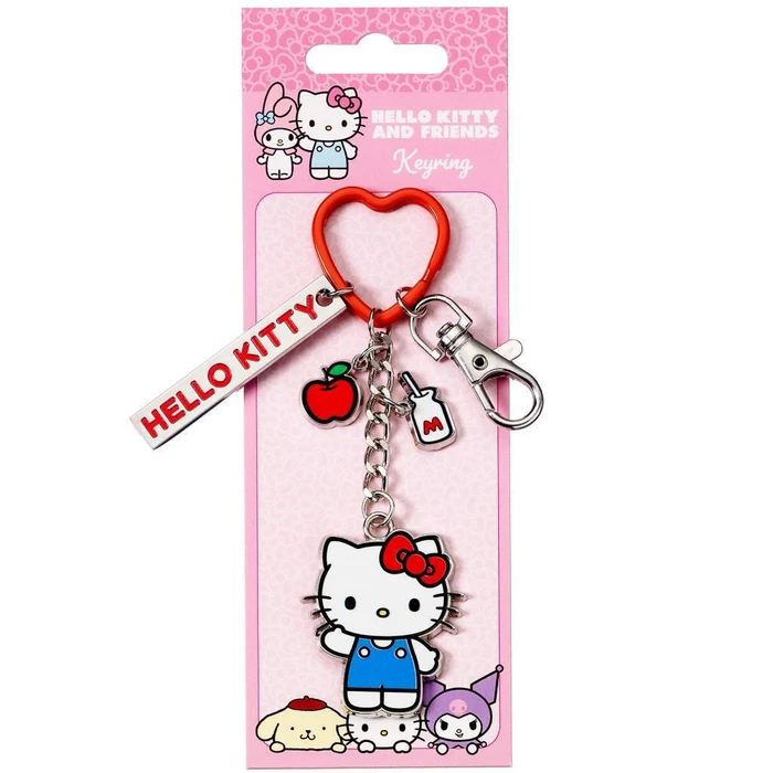 The Carat Shop Κρίκος κλειδιών με charms Hello Kitty