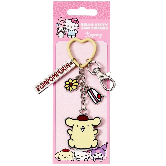 The Carat Shop Ltd Αξεσουάρ μπρελόκ Hello Kitty Pompompurin με Charms