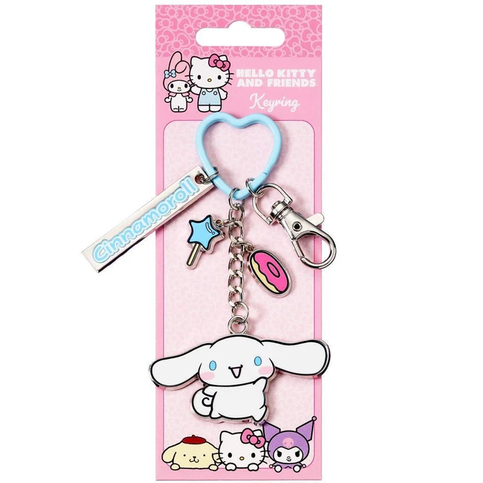 The Carat Shop Ltd Keyring Cinnamoroll with Charms Hello Kitty
