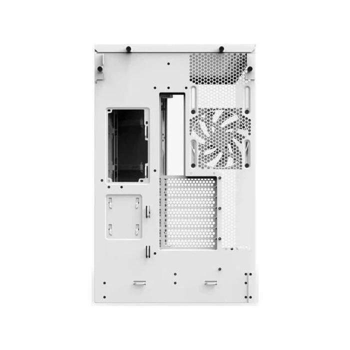 NZXT H9 Flow RGB Gaming Midi Tower PC Case with Side Window - White (CM-H92FW-R1)