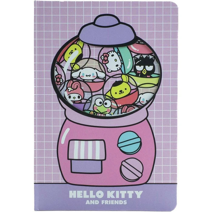 BlueSkyStudios Sanrio Hello Kitty Σημειωματάριο A5 (Μωβ)