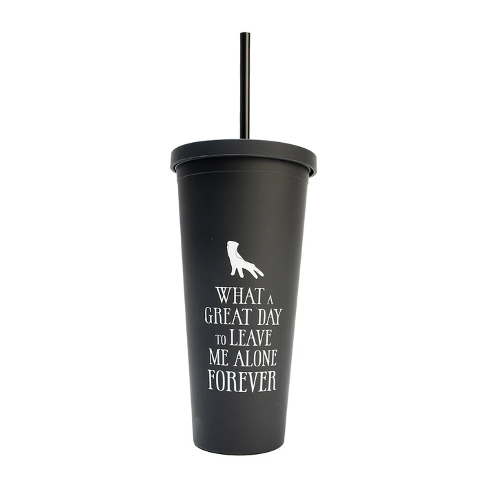 Wednesday - Cup with Straw (650 ml)