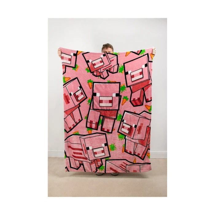 Paladone Products Μαξιλάρι Κουβέρτα Minecraft Pig