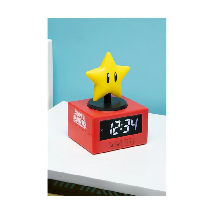 Paladone Products Super Mario Super Star Alarm Clock