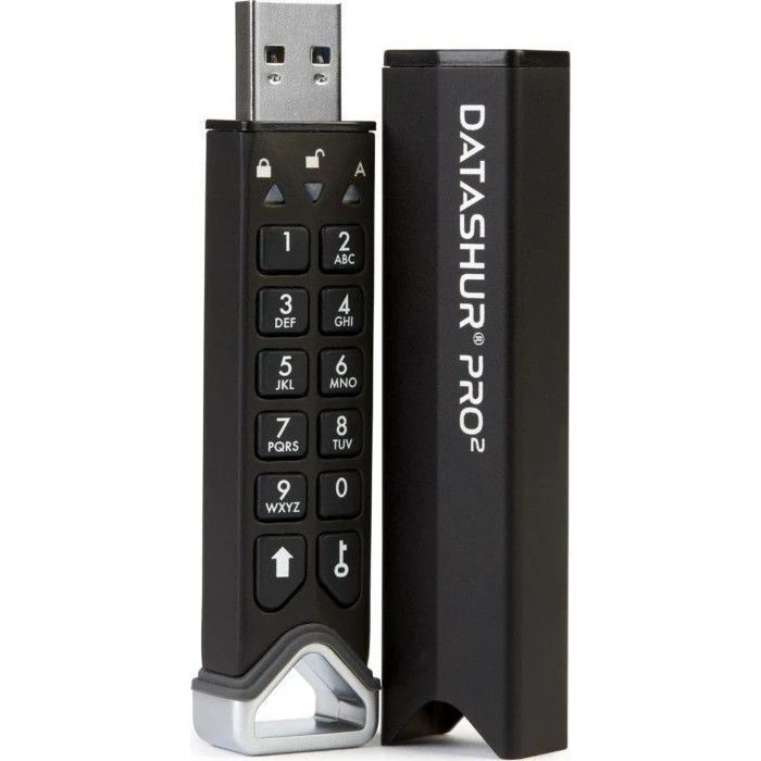 iStorage datAshur PRO2 USB stick 32GB (μαύρο)