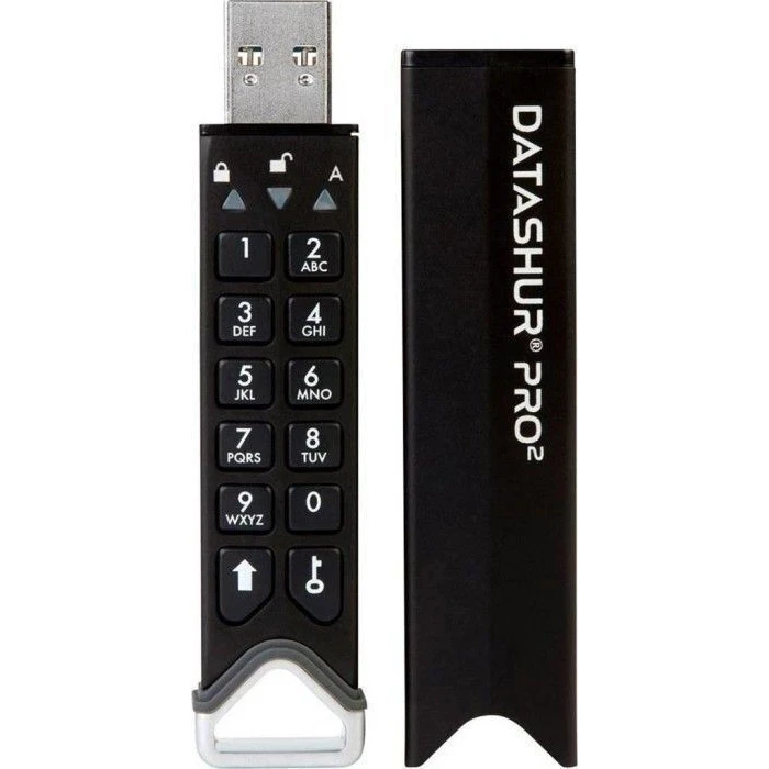 iStorage datAshur PRO2 USB stick 32GB (μαύρο)
