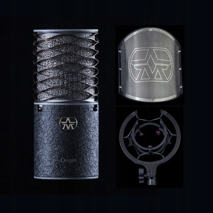 Aston Origin Πυκνωτικό Μικρόφωνο XLR με Shock Mount (Black Bundle)