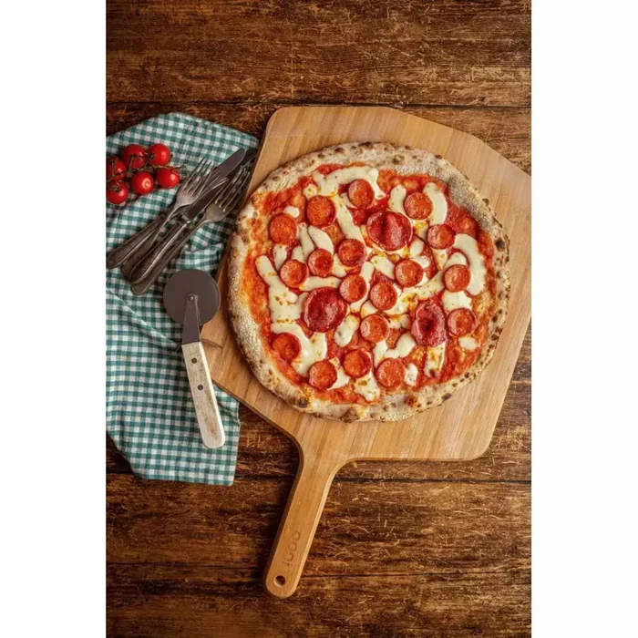 Αξεσουάρ BBQ Ooni Bamboo Pizza Peel 40 cm ξύλινη επιφάνεια μεταφοράς και σερβιρίσματος πίτσας