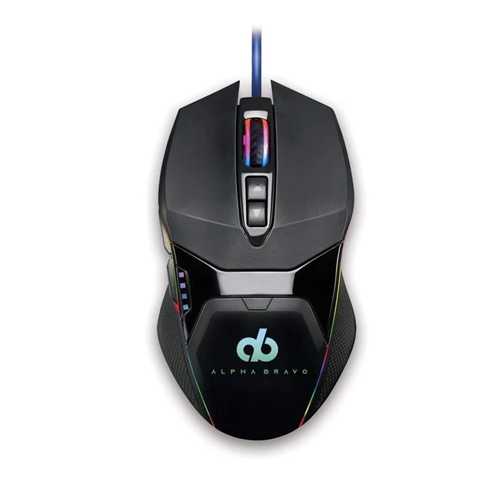 Gaming Mouse Veho Alpha Bravo GZ1 RGB 6400 DPI Black